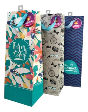 Bolsas De Regalo Para Botellas Vino 12 Unidades