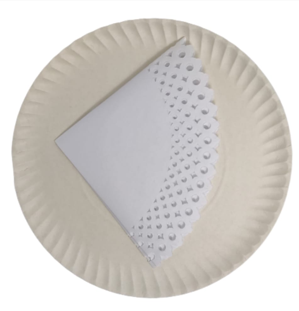 Bandejas Redondas Con Blonda 29 CM 10 Unidades - Imagen 3