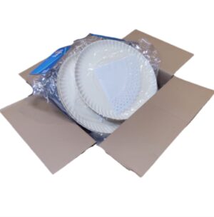 Bandejas Redondas Con Blonda 29 CM 10 Unidades