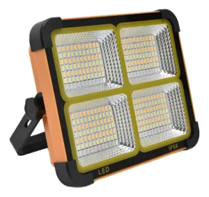 Foco Recargable 1000 Watts Solar Portátil 5 Modos De Luz Usb