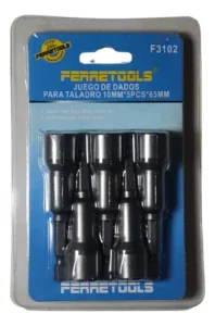 Juego De Dados Para Taladro 5pcs 10mm 65mm Ferretools