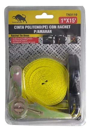 Cinta Lingas Polietileno Con Rachet Para Amarrar