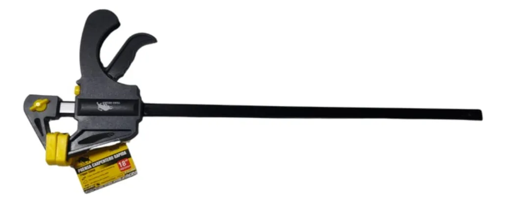 Prensa Carpintero Rapida 18 450mm Color Negro Tn0868 - Imagen 5