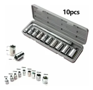 Set De 10 Piezas De Dados + Llave Palanquin Tasbel